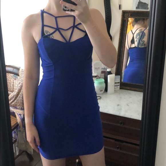 Symphony Dresses & Skirts - Blue Bodycon Dress